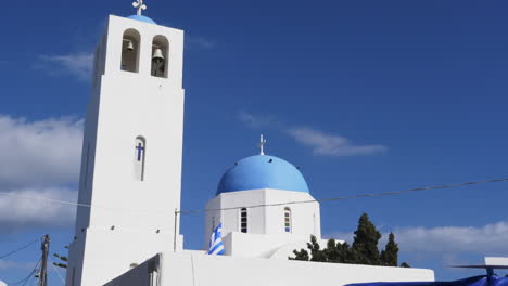 santorini blue top church