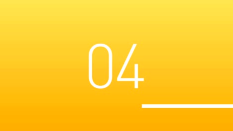 10 seconds countdown with fancy background in gradient and bright colors. modern countdown for video production