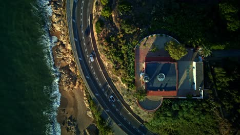 faro de calella de mar por la mañana