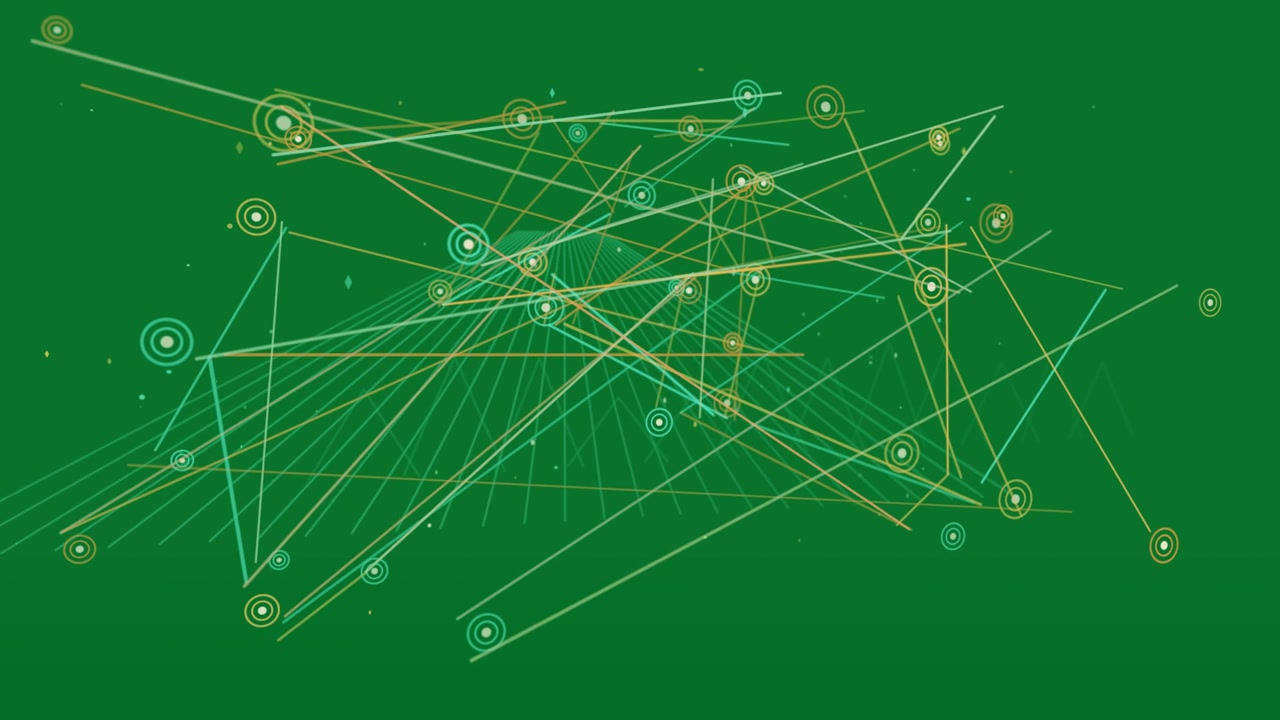 On load transparent bg showing teal orange rings emerging, pulsing and center hatch anchoring flow