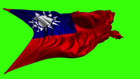 la bandera de taiwán