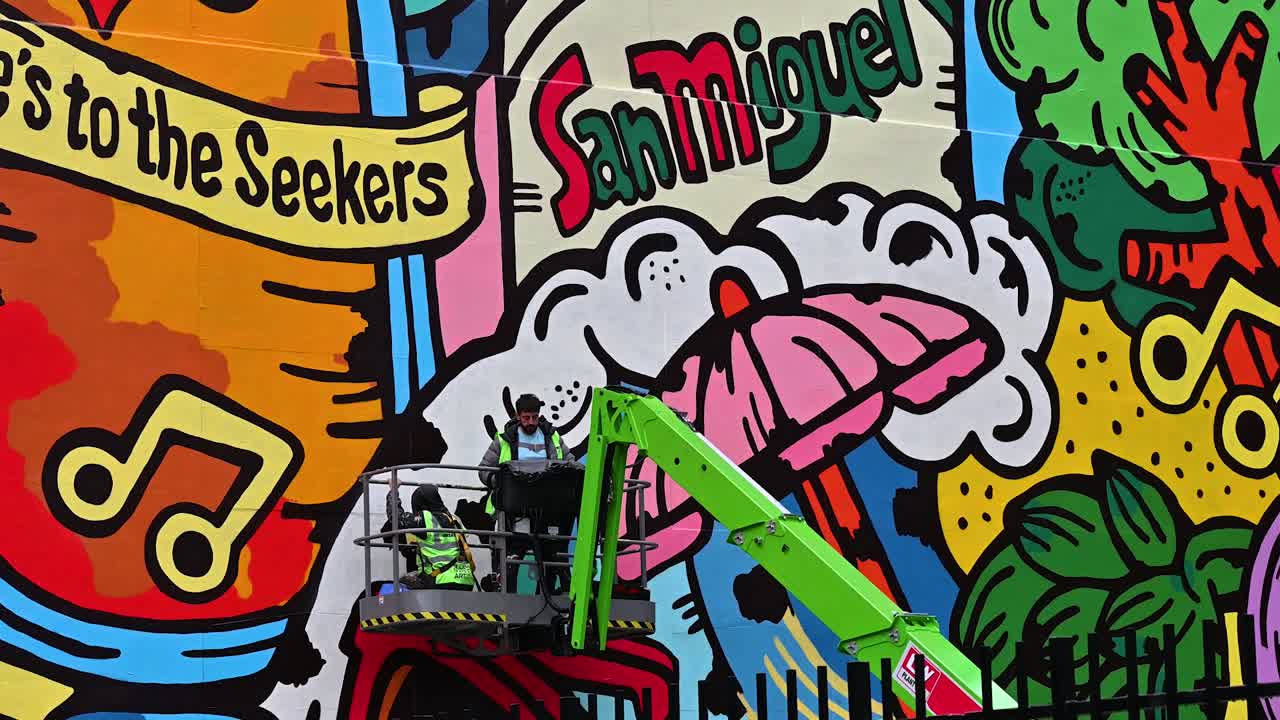 San Miguel Graffiti, Old Street, London, United Kingdom