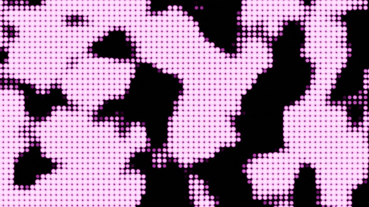 Abstract Pink Halftone Dot Pattern