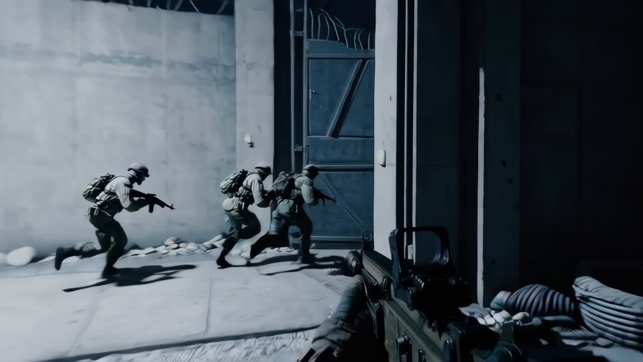 Military Operation at Night