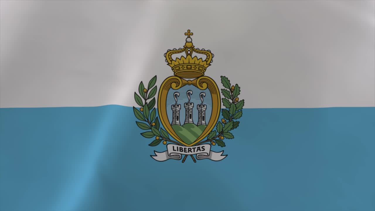 산마리노의 발을 흔드는 애니메이션 4k 움직이는 벽지 배경