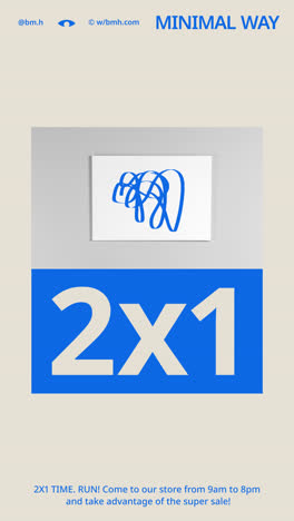 Minimalist Abstract Wall Art - 2x1