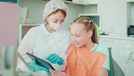 consulta del dentista con un niño