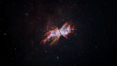 nebulosa de la mariposa en la constelación norteña de escorpio