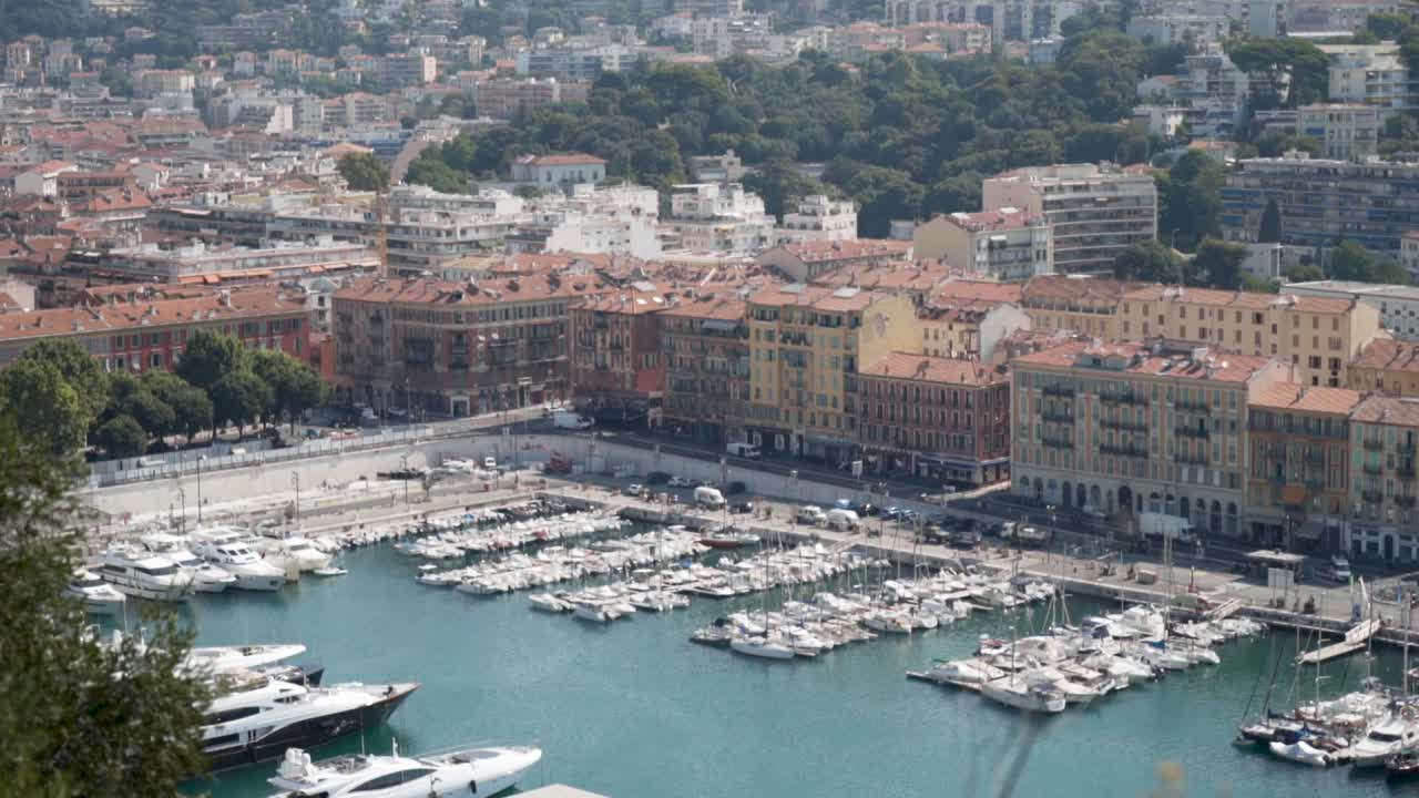 Nizza, Francia: Paesaggio urbano, Marina e vista sul lungomare
