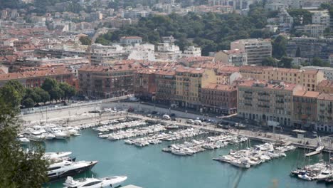 nice, france: cityscape, marina and waterfront view