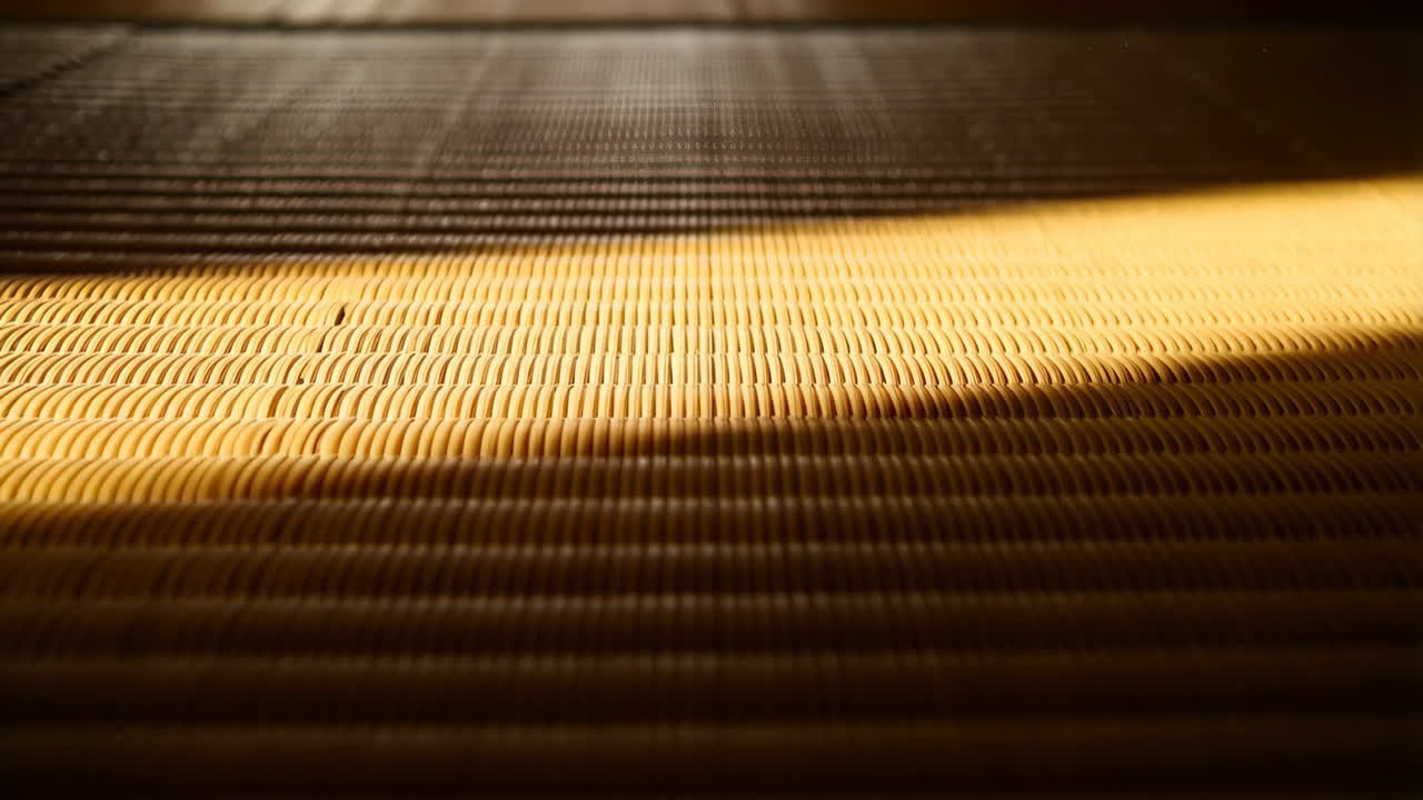 Sunlight and Shadow on a Tatami Mat