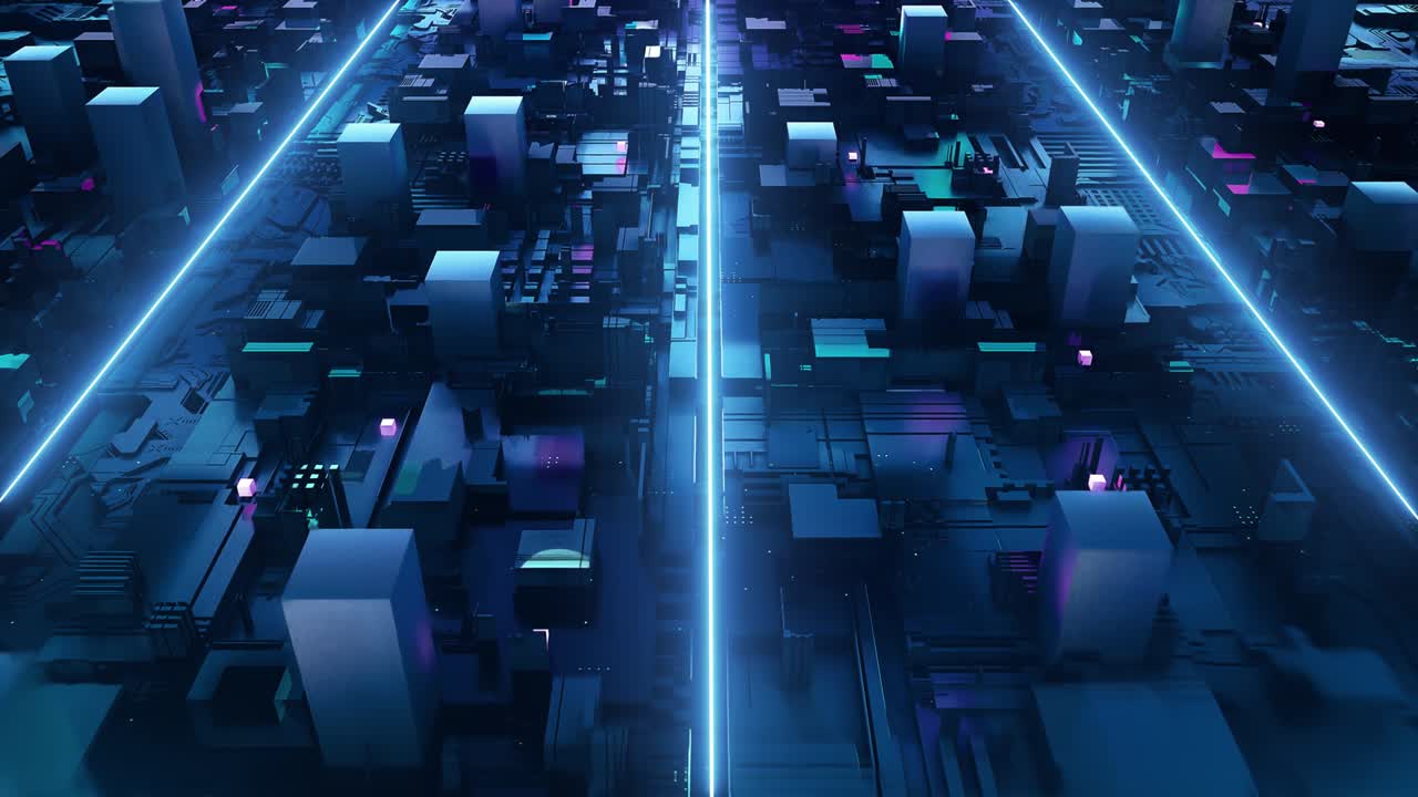 bucle digital de boxeo de neón