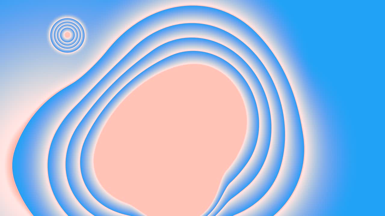 fondo abstractamente multicolor con círculos de transformación