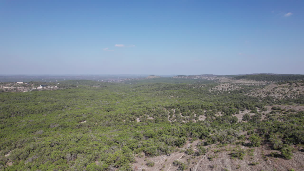 Texas Hill Country landscape off of Devil's Backbone near Canyon Lake, Texas