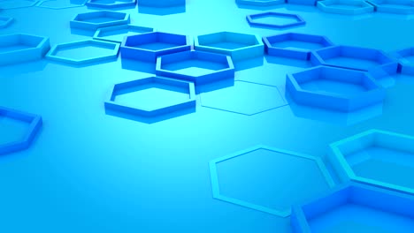 el fondo de los hexágonos