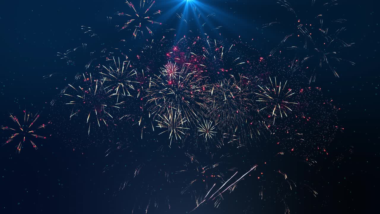 Festival fireworks frame crackers lights in starry night sky firework traditional celebration