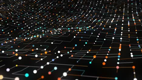 abstract digital background with particles