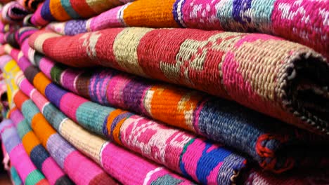 different colors of fabric pieces
