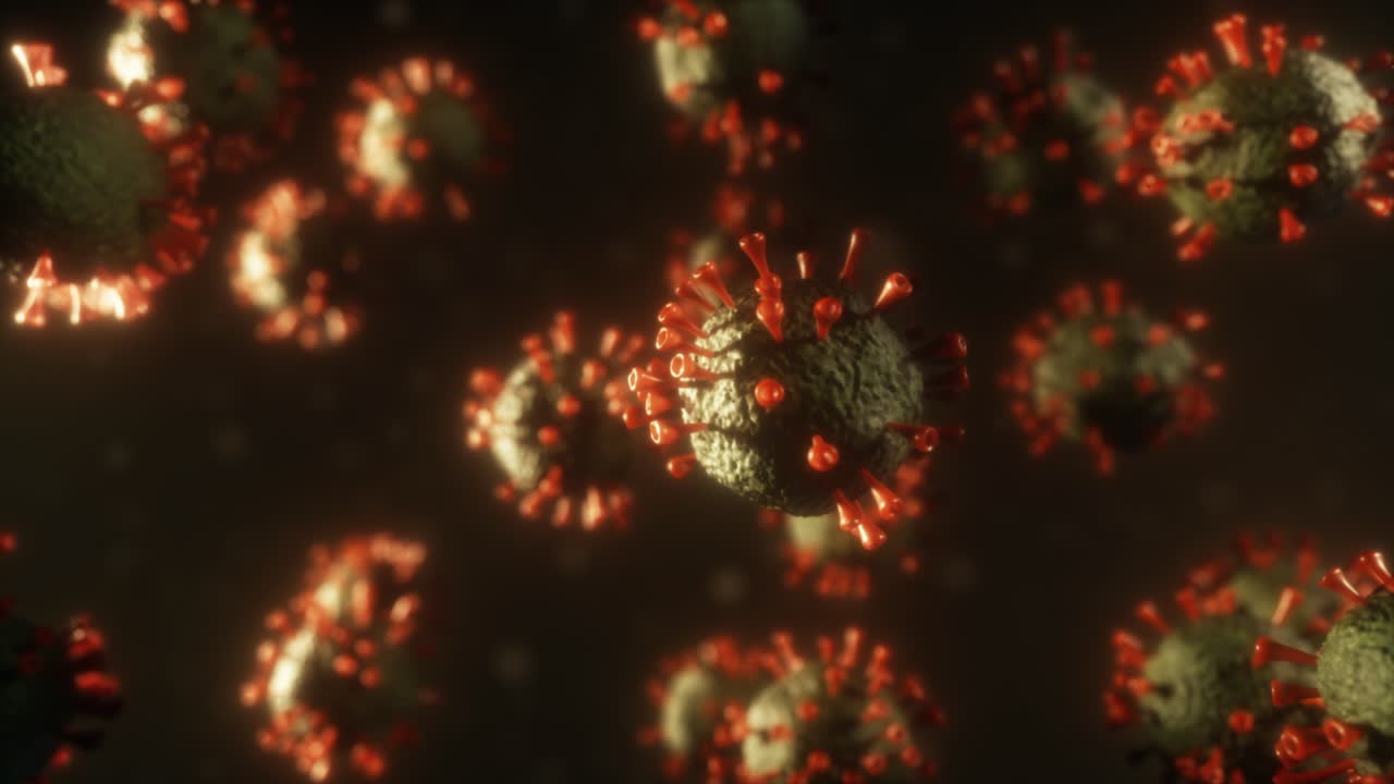 modelo de virus en 3d