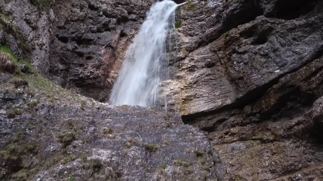 Luftfoto av Dolomittene, Alpene, Italia.