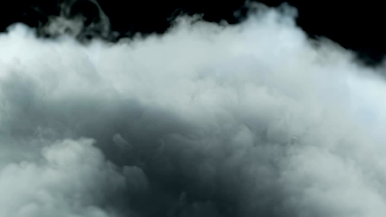 nubes de humo de hielo seco realista