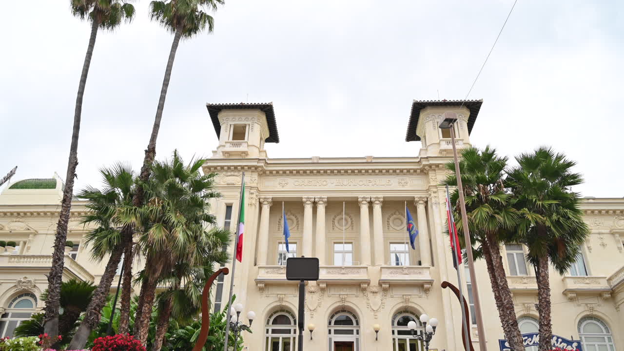 Casino building in Sanremo city, Italy