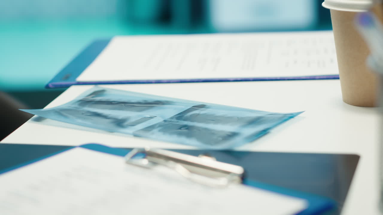 Medical Diagnosis File and Office Desk Setup