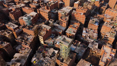 industrial and residential mix in garbage city
