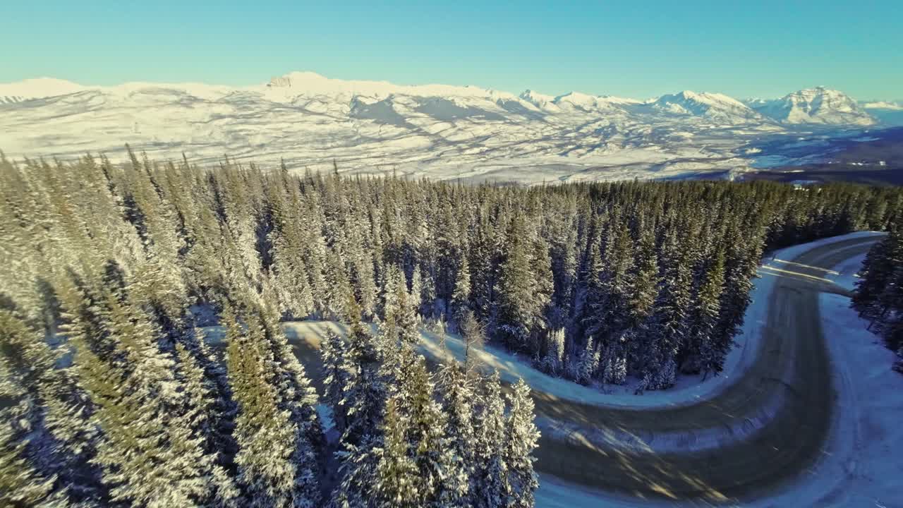 The Marmot Basin Ski Resort, Jasper National Park, located in the Canadian Rockies in Alberta, Canada.