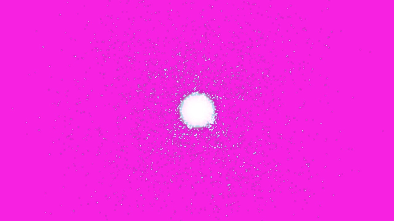 Esplosione astratta su sfondo rosa