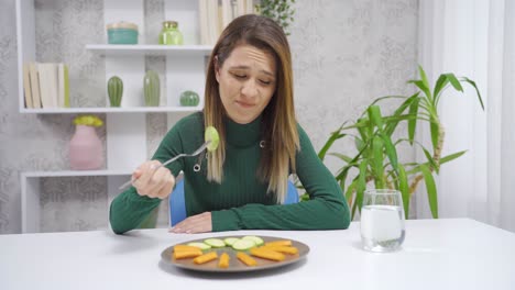 no comer verduras, una vida poco saludable.
