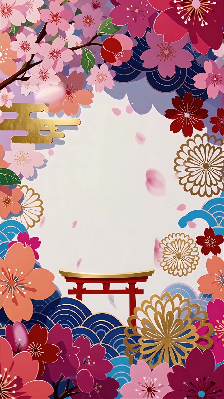 Sfondo Animato Cultura Giapponese 4K