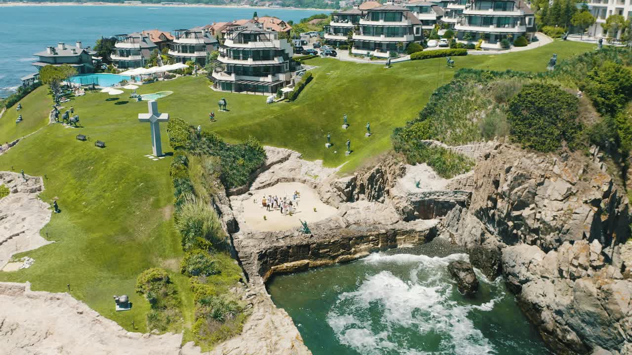 불가리아의 아름다운 바다 해안