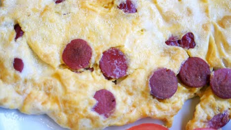turkish sausage omelette