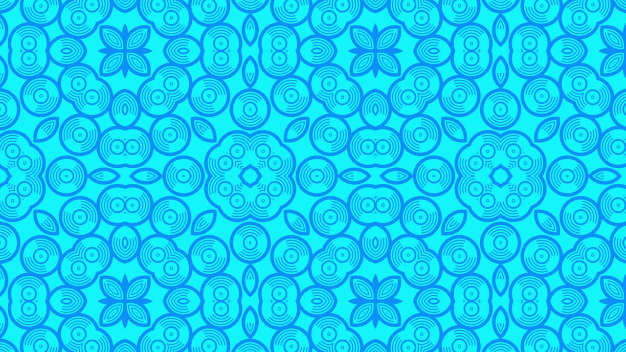 4k 비디오 모델 스트로보스코픽 및 최면 효과, 16:9 비디오 형식