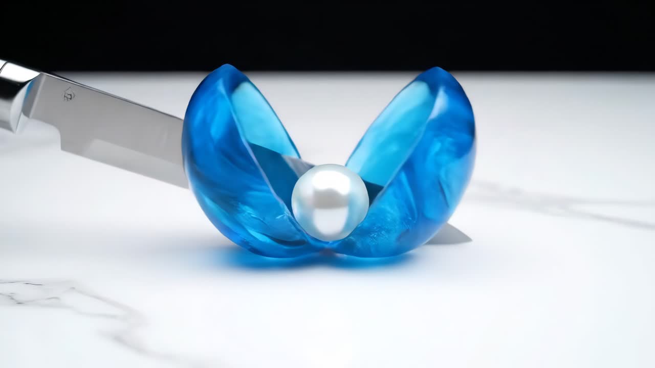 Cutting a Blue Egg