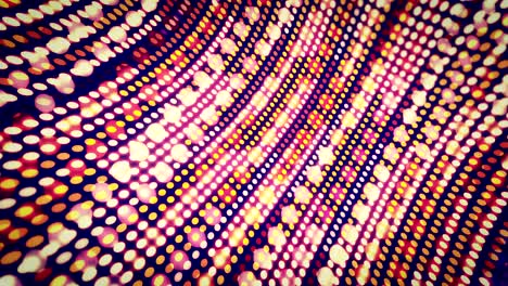 patrón de puntos sin costuras. bucle de fondo de movimiento de medio tono abstracto.
