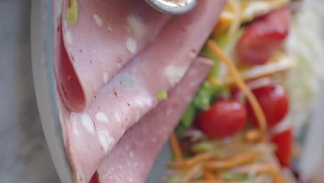 Mortadella salad