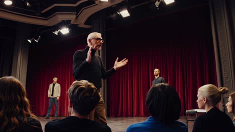 Acting Class in Progress