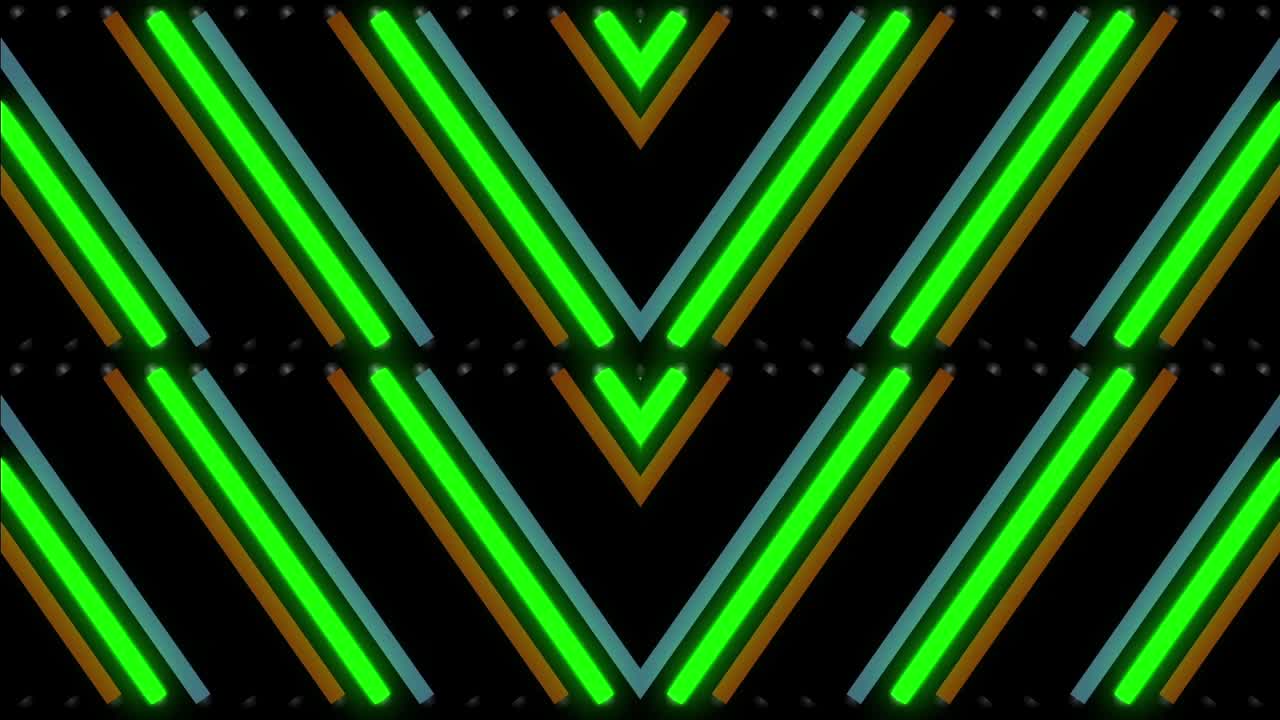 Abstract Neon Light Pattern