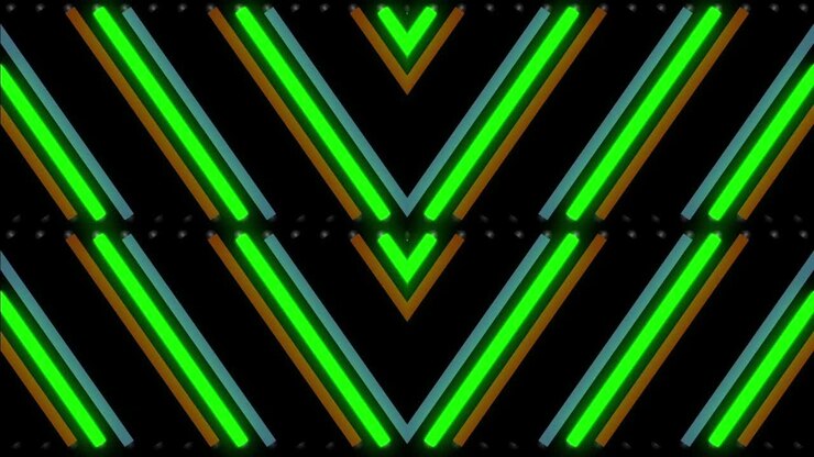Modello di luce al neon astratto