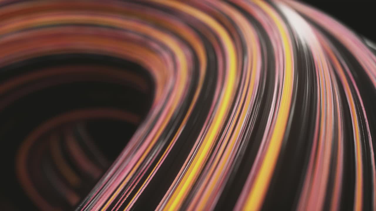 líneas espirales abstractas y coloridas