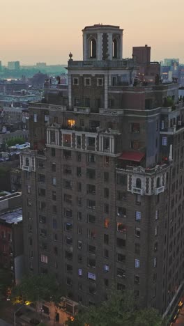 downtown manhattan with busy car traffic