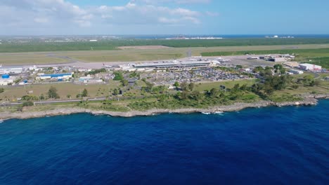 Las-Americas-International-Airport-or-AILA,-Punta-Caucedo-at-Santo-Domingo-in-Dominican-Republic