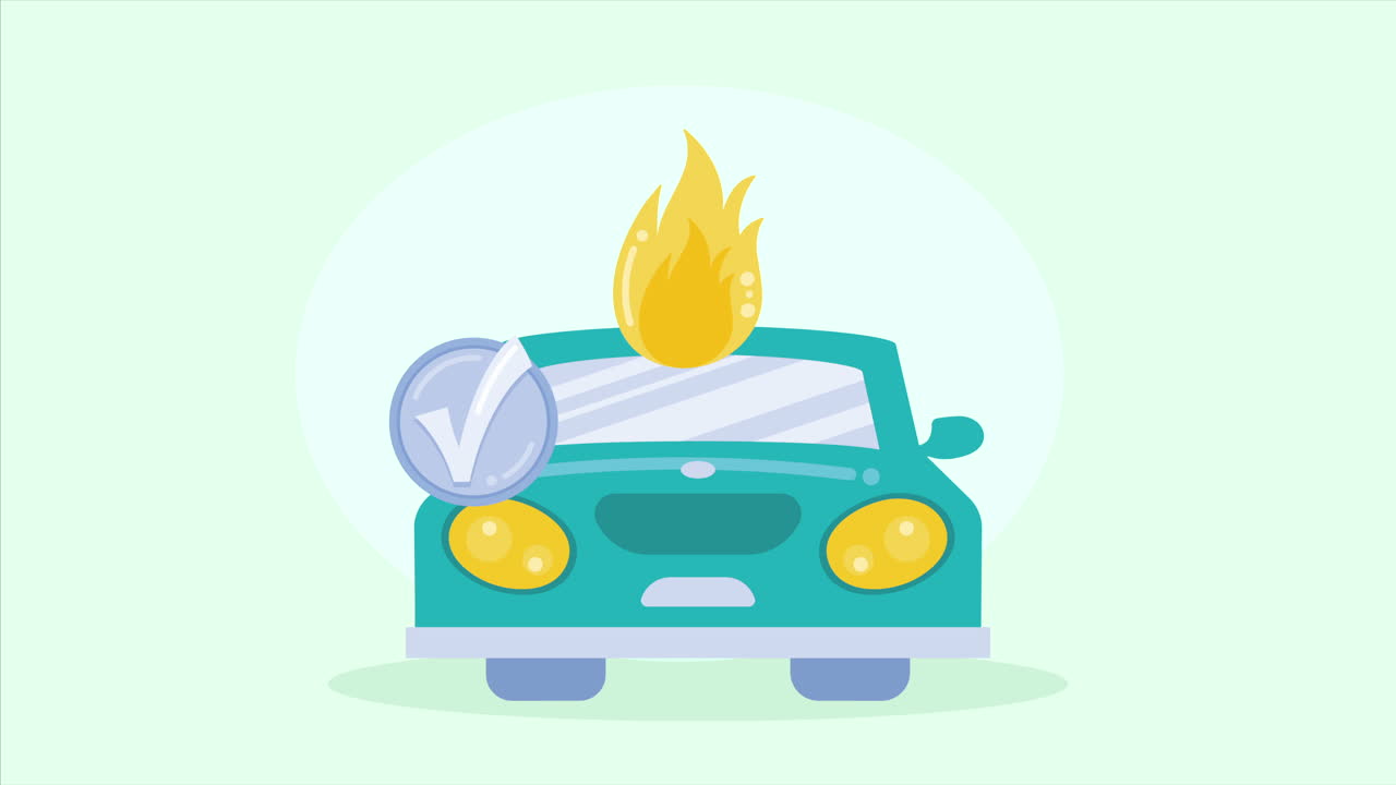 자동차 보험 서비스 애니메이션