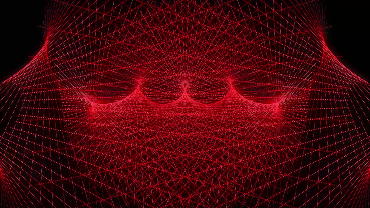 Rainbow Color Change Dot Shape Pattern Animation