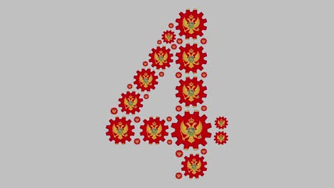 montenegrino número cuatro