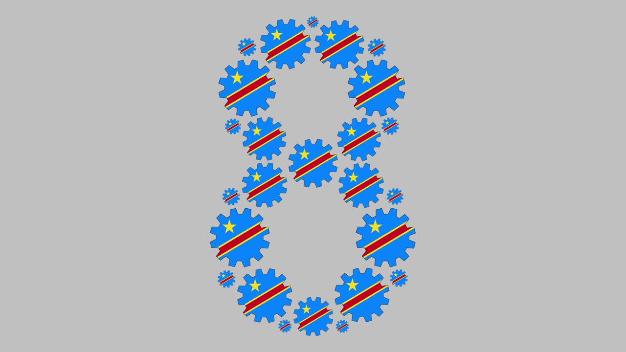 número ocho congoleño