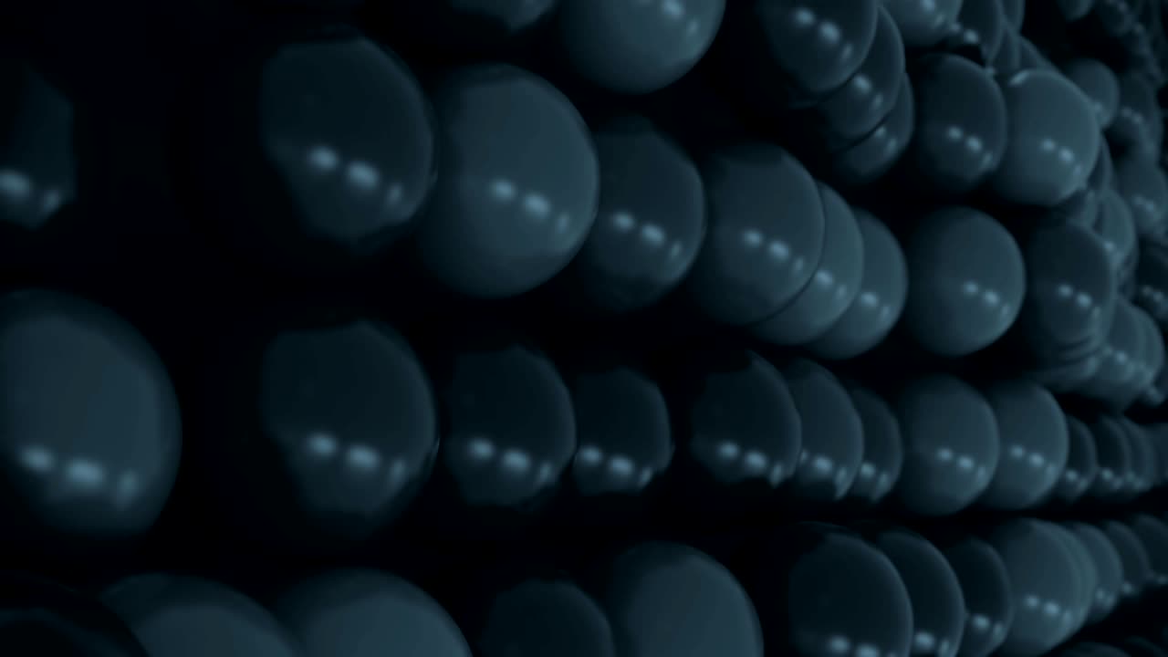 4k moléculas de esferas abstractas.