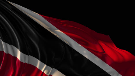 waving flag of trinidad and tobago